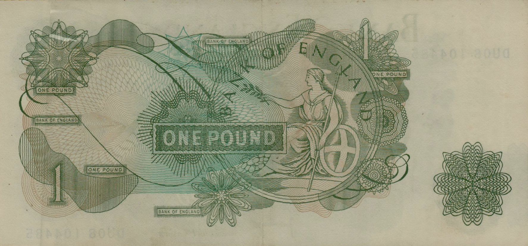 Great Britain 1 1960 UNC P-374/g